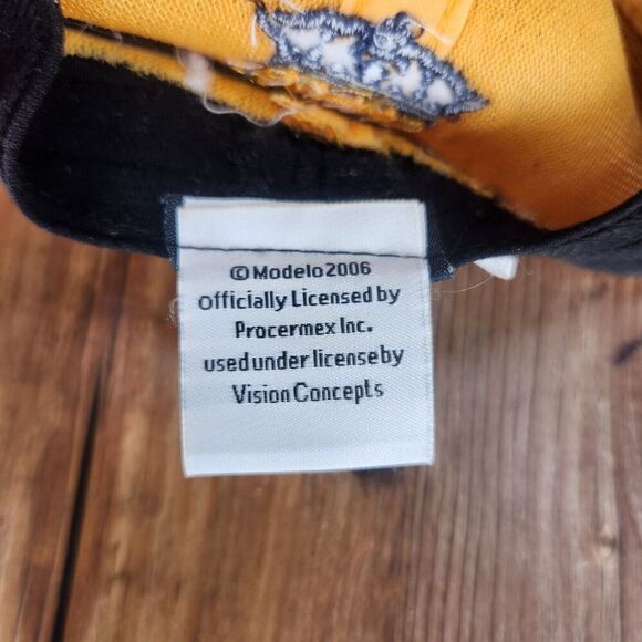 Corona Extra Hat Cap Fitted OSFA Blue Yellow Modelo Beer Cerveza Beach Crown Sun - Picture 12 of 12